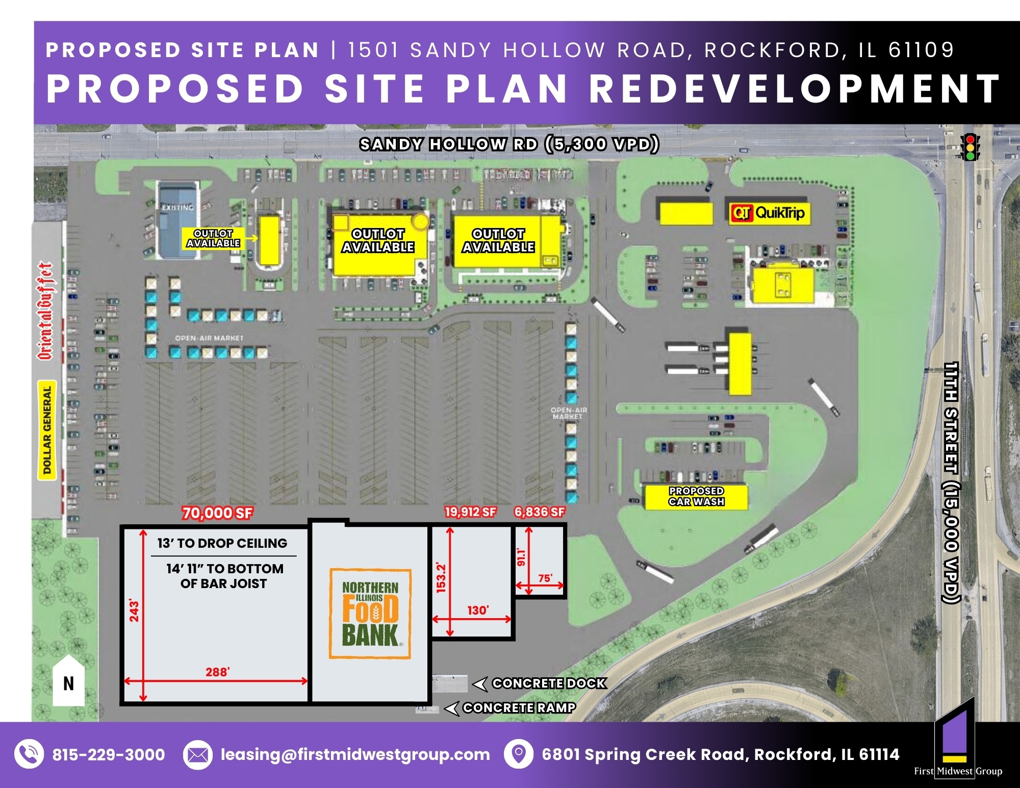 1201-1551 Sandy Hollow Rd, Rockford, IL for lease Building Photo- Image 1 of 1