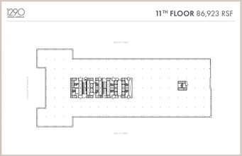 1290 Avenue of the Americas, New York, NY for lease Floor Plan- Image 1 of 2