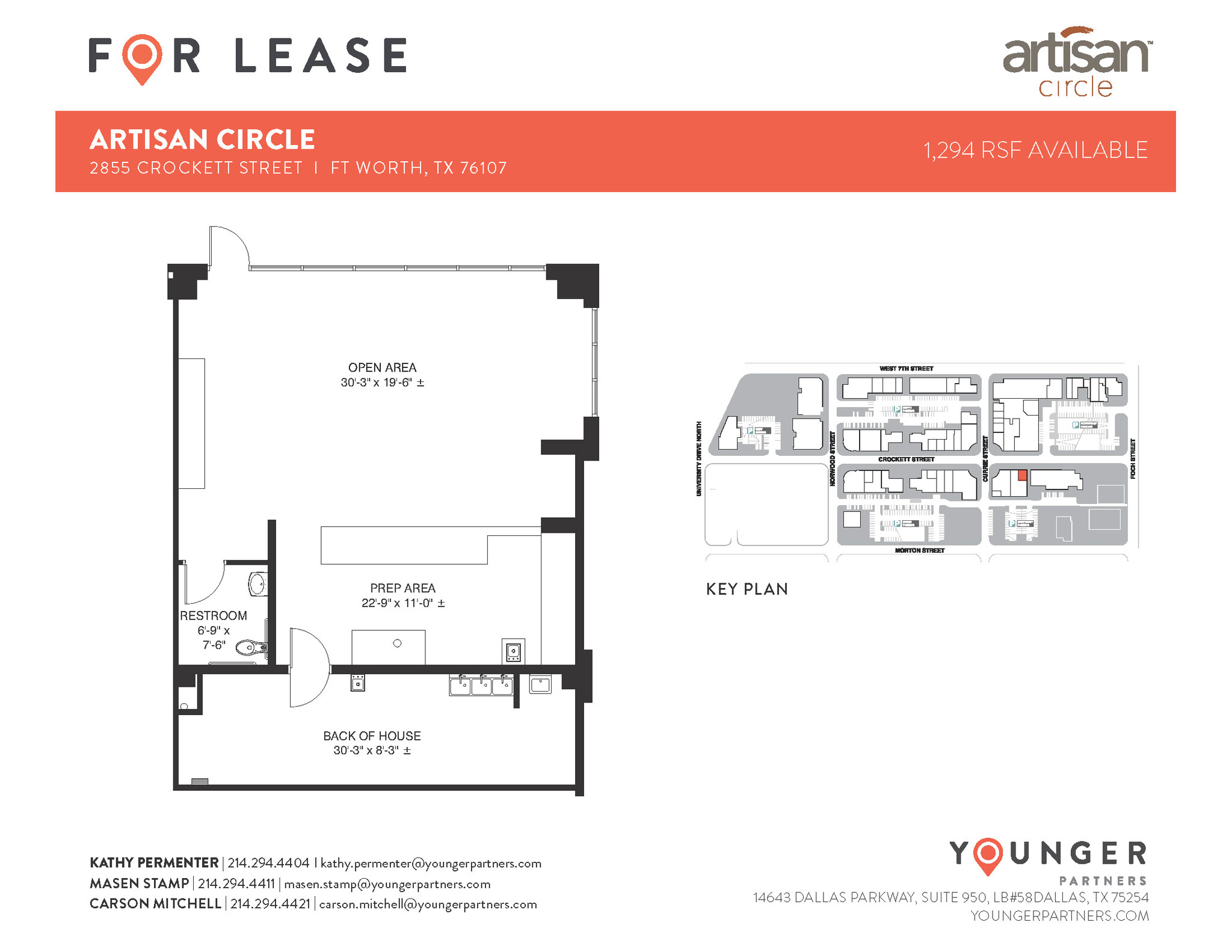 2973 W 7th St, Fort Worth, TX for lease Floor Plan- Image 1 of 2