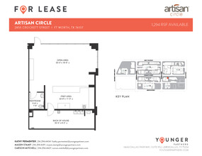 2973 W 7th St, Fort Worth, TX for lease Floor Plan- Image 1 of 2