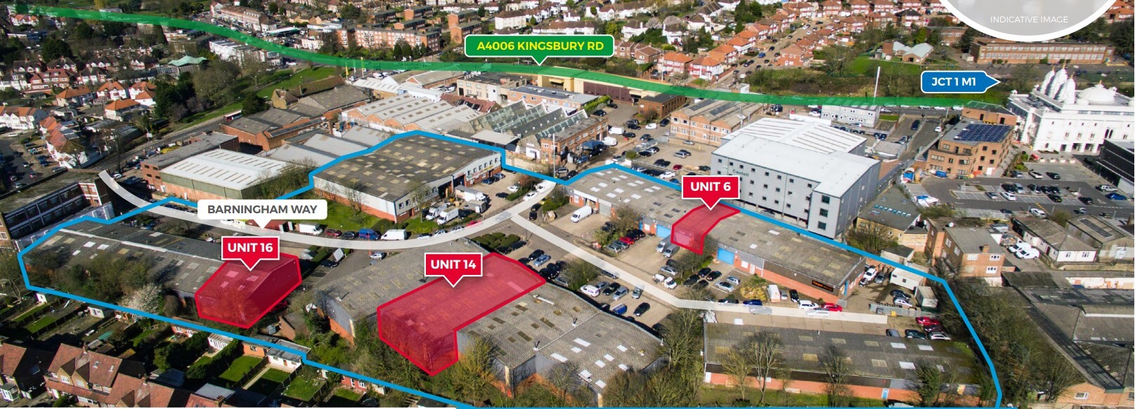 Barningham Way, London for lease Site Plan- Image 1 of 1