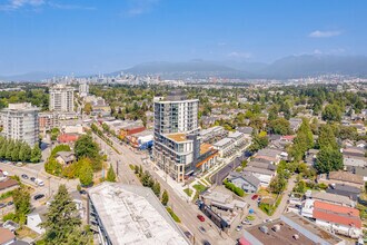 1519 Kingsway, Vancouver, BC - AERIAL  map view