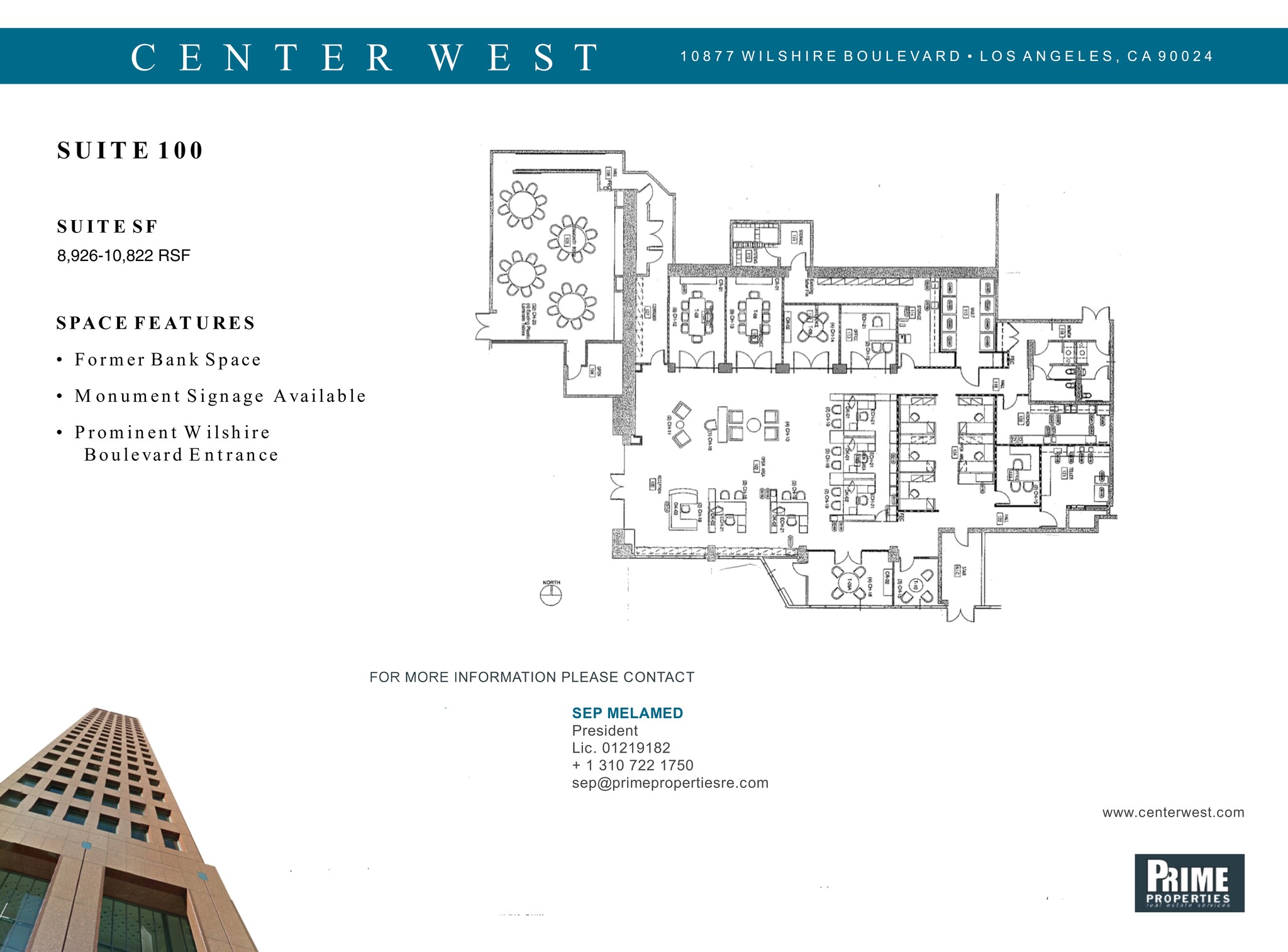 10877 Wilshire Blvd, Los Angeles, CA for lease Site Plan- Image 1 of 1