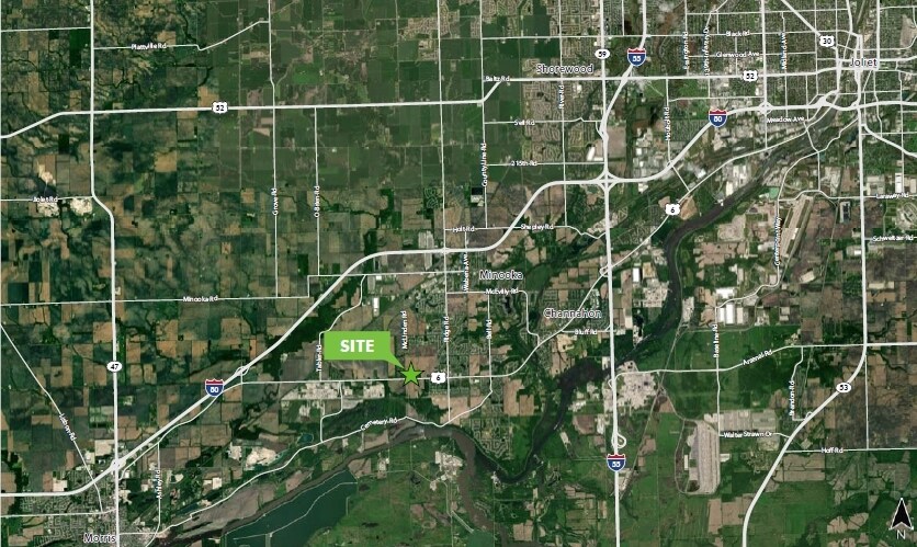 E Route 6, Minooka, IL for sale - Aerial - Image 2 of 3