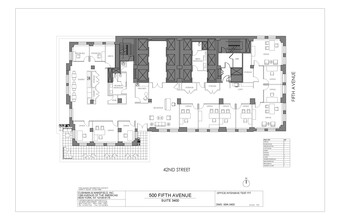 500 Fifth Ave, New York, NY for lease Floor Plan- Image 2 of 3