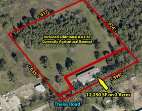 4421 Theiss Rd, Humble, TX - AERIAL map view