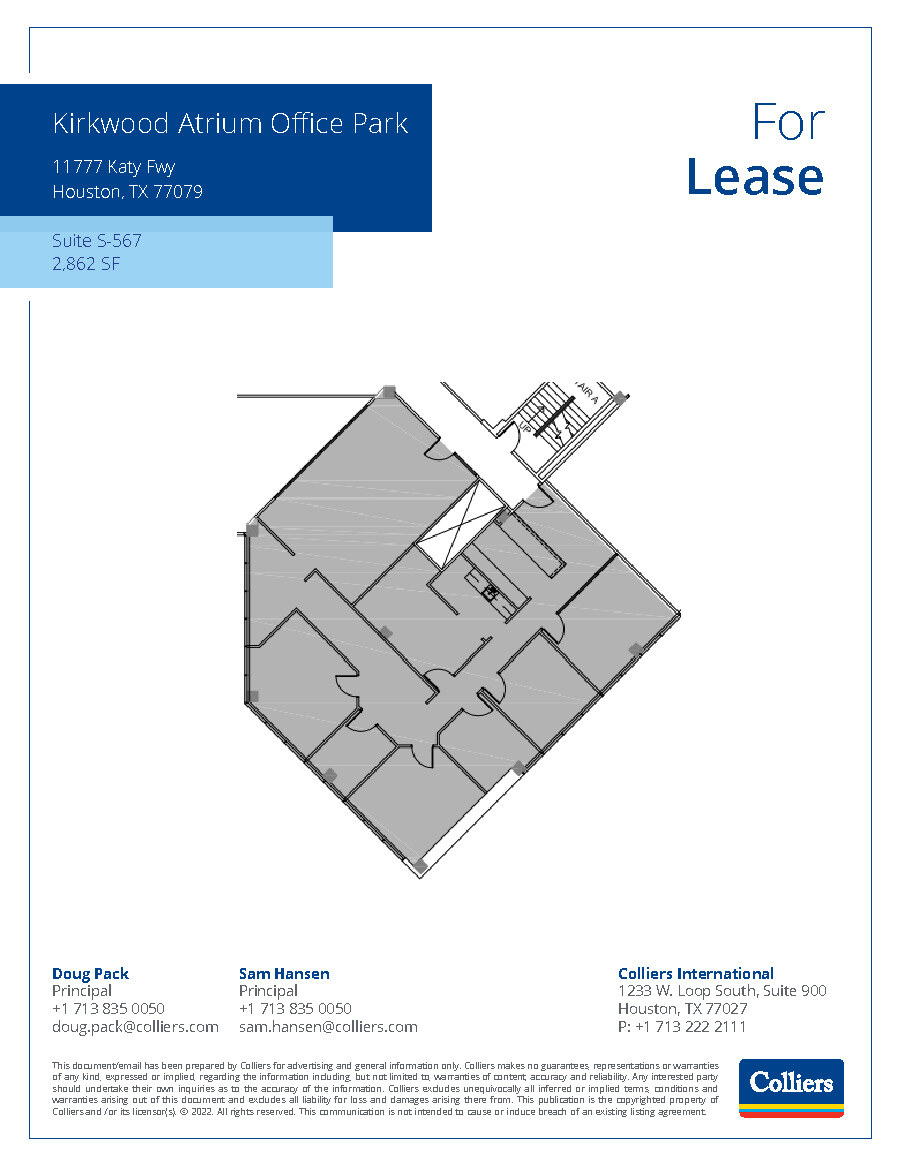 11777 Katy Fwy, Houston, TX for lease Floor Plan- Image 1 of 1