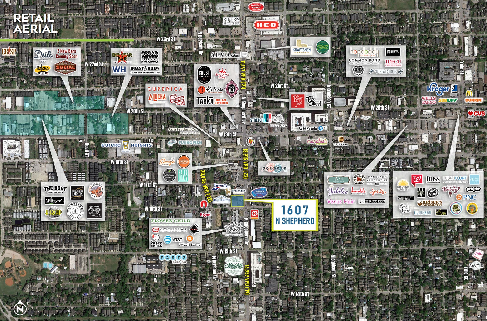 1607 N Shepherd Dr, Houston, TX for lease Building Photo- Image 1 of 4