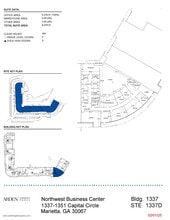 1335 Capital Circle, Marietta, GA for lease Floor Plan- Image 1 of 1