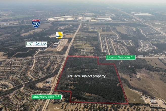 Camp Wisdom Rd, Dallas, TX for sale - Aerial - Image 1 of 1