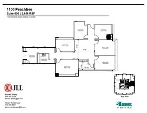 1100 Peachtree St NE, Atlanta, GA for lease Floor Plan- Image 1 of 1