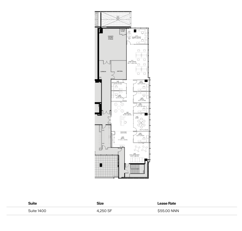 1900 N Pearl St, Dallas, TX for lease Floor Plan- Image 1 of 1