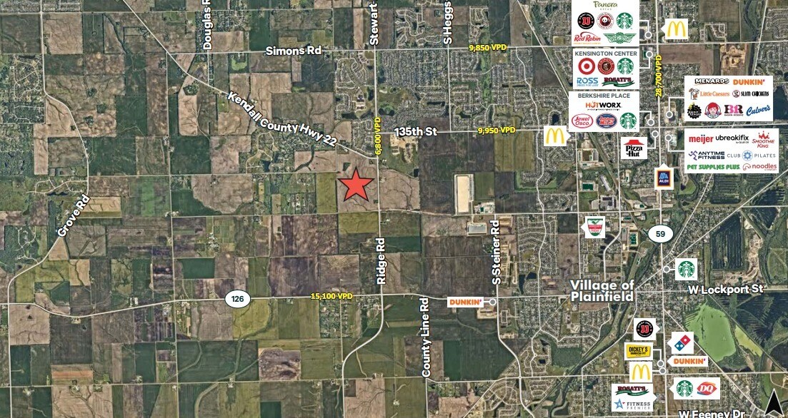 SWC of Ridge Road & Plainfield Road, Oswego, IL for sale Building Photo- Image 1 of 2