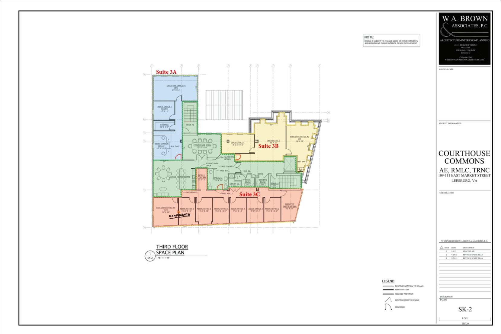111-113 E Market St, Leesburg, VA for lease Floor Plan- Image 1 of 8
