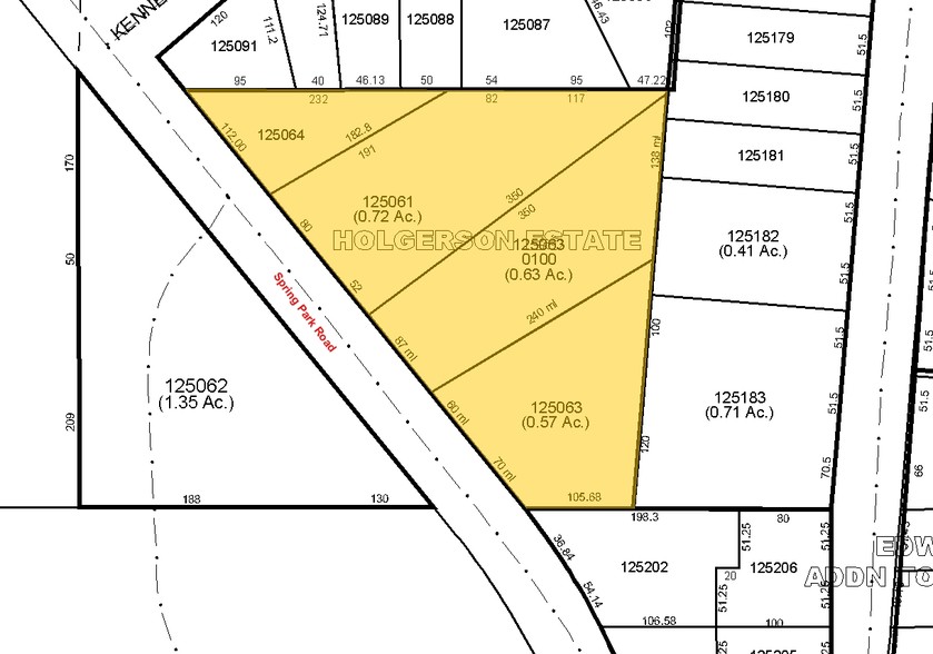 2325-2353 Spring Park Rd, Jacksonville, FL for sale - Plat Map - Image 2 of 13