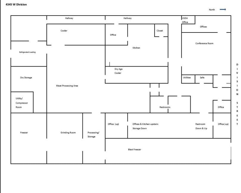 4345 W Division St, Chicago, IL for lease Floor Plan- Image 1 of 1