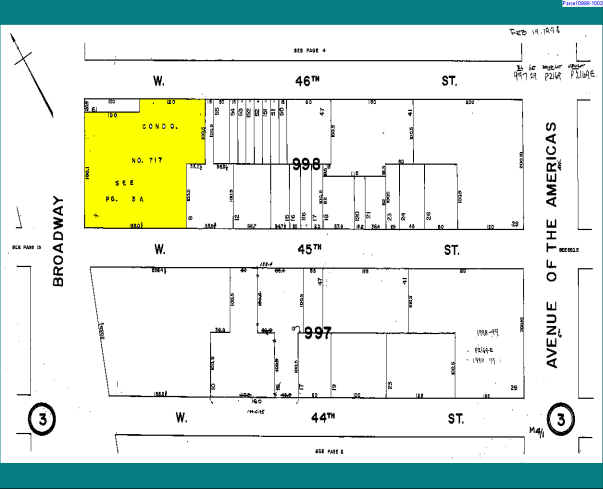 1540 Broadway, New York, NY for lease - Plat Map - Image 2 of 6