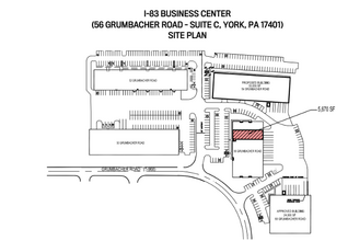 50 Grumbacher Rd, York, PA for lease Site Plan- Image 2 of 2