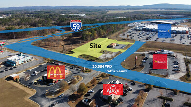 977 Gilbert Ferry Rd SE, Attalla, AL - aerial  map view