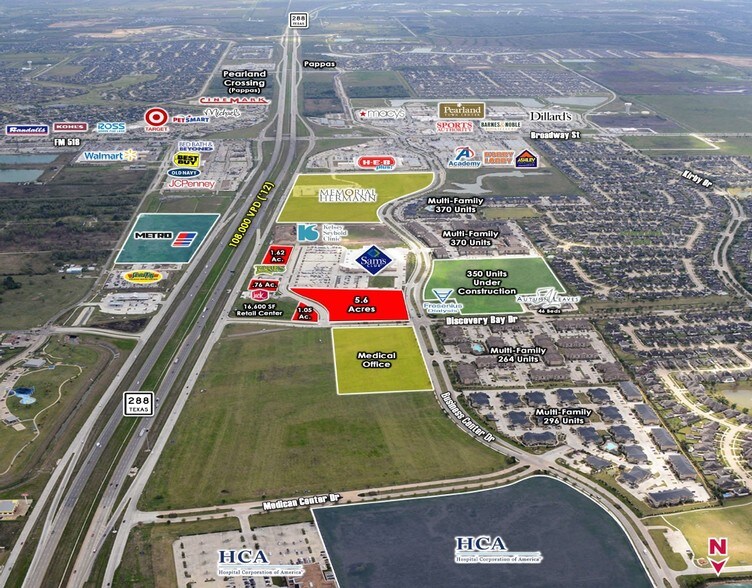 Hwy 288 @ Discovery Blvd, Pearland, TX for sale - Primary Photo - Image 1 of 1