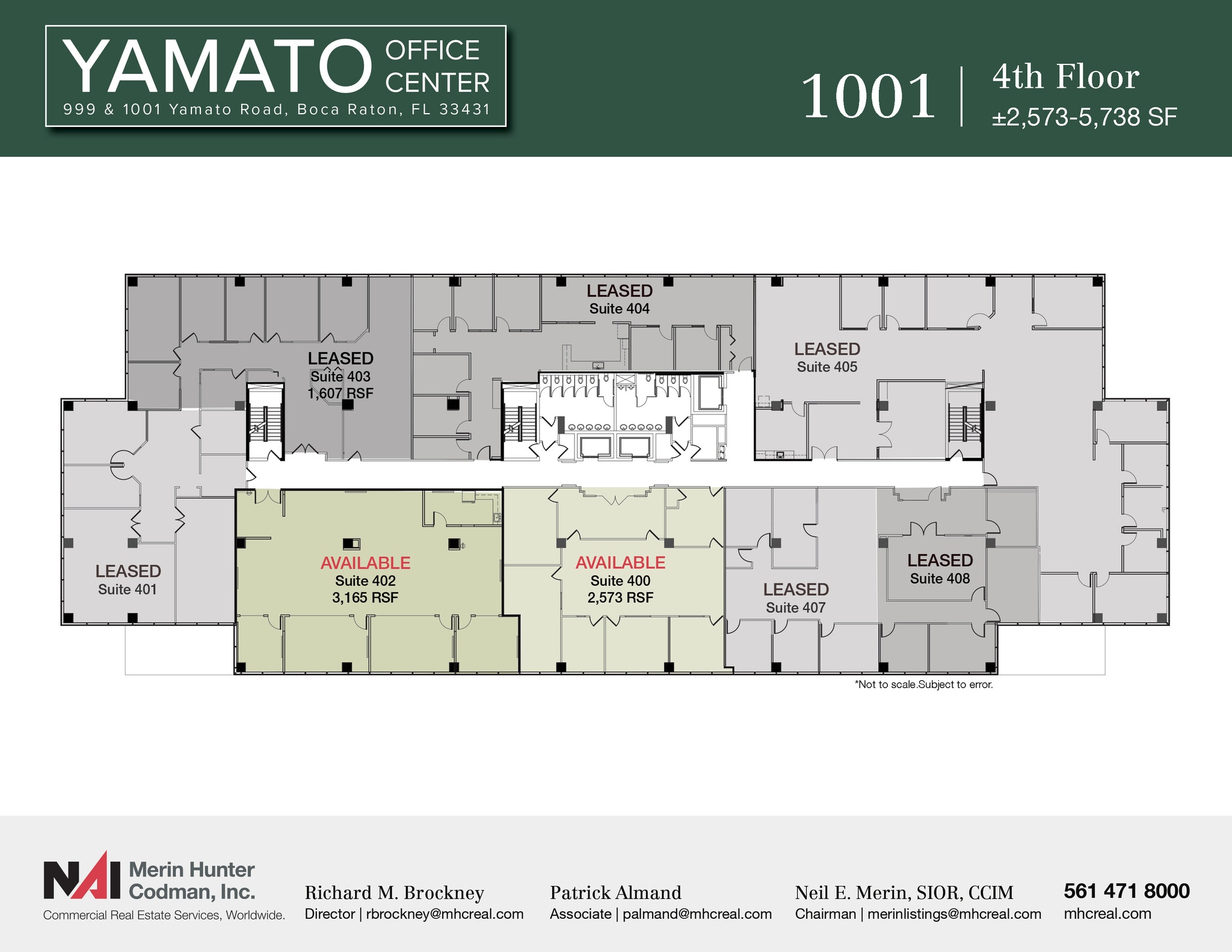 999-1001 W Yamato Rd, Boca Raton, FL for lease Floor Plan- Image 1 of 1