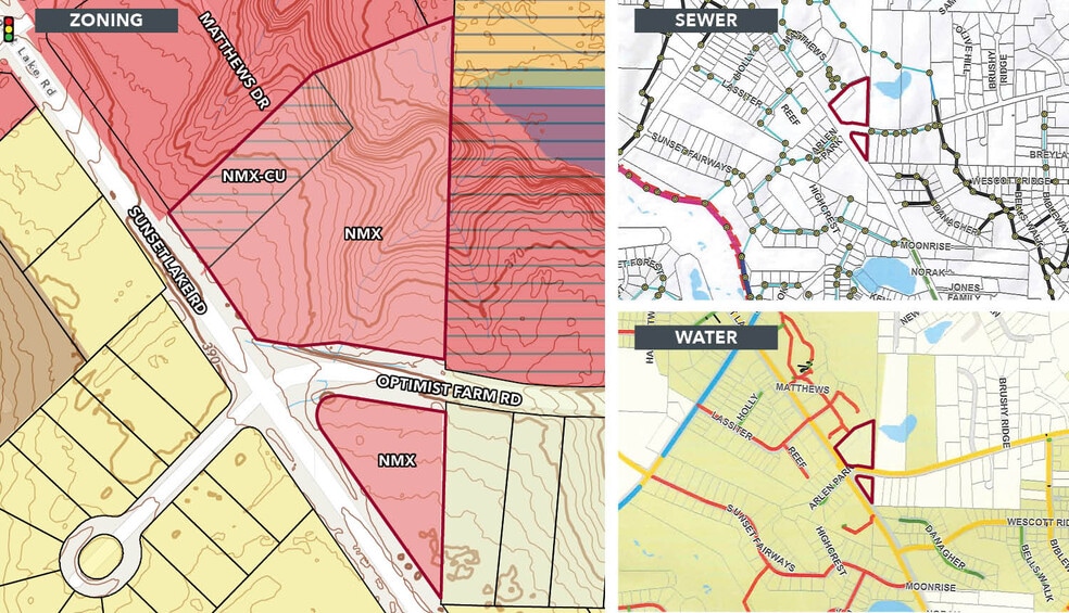 5321 Sunset Lake Rd, Holly Springs, NC for sale - Aerial - Image 3 of 8