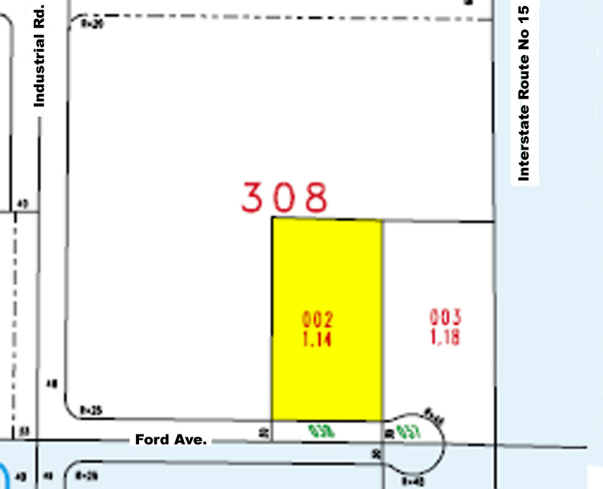 3070 W Ford Ave, Las Vegas, NV for sale - Plat Map - Image 1 of 2