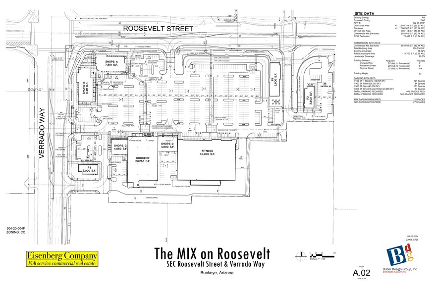 20559 W Roosevelt St, Buckeye, AZ for lease - Site Plan - Image 1 of 11