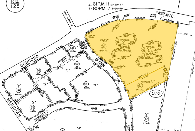 1200 Concord Ave, Concord, CA for lease - Plat Map - Image 2 of 10