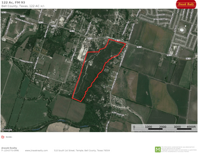 1301 E FM 93, Temple, TX - aerial  map view