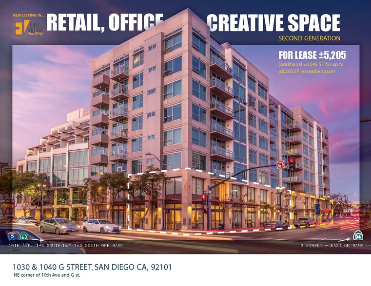 1030-1040 G St, San Diego, CA for lease - Building Photo - Image 1 of 3