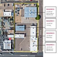 2926 E Thomas Rd, Phoenix, AZ - AERIAL  map view - Image1