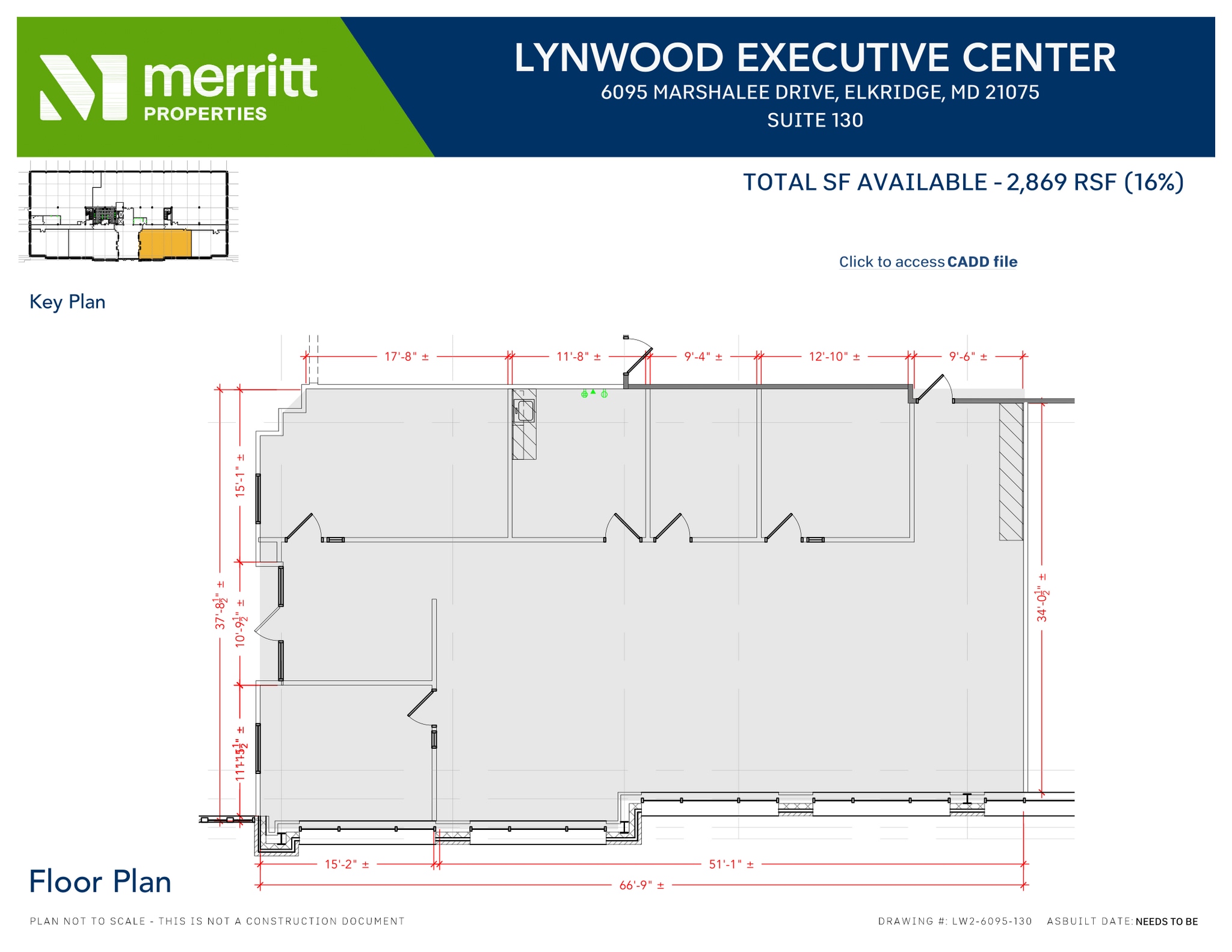 6095 Marshalee Dr, Elkridge, MD for lease Floor Plan- Image 1 of 1