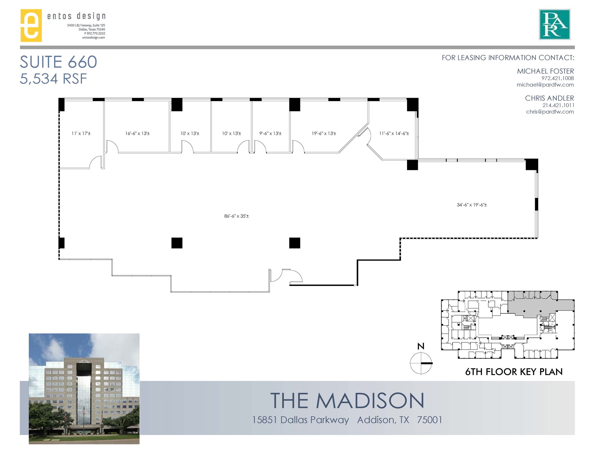 15851 Dallas Pkwy, Addison, TX for lease Floor Plan- Image 1 of 1