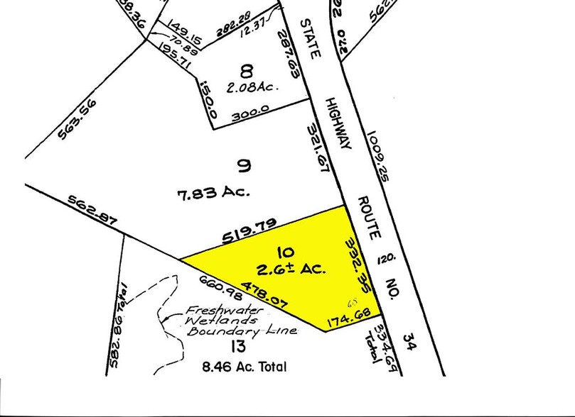 1315 State Route 34, Farmingdale, NJ for sale - Plat Map - Image 2 of 15