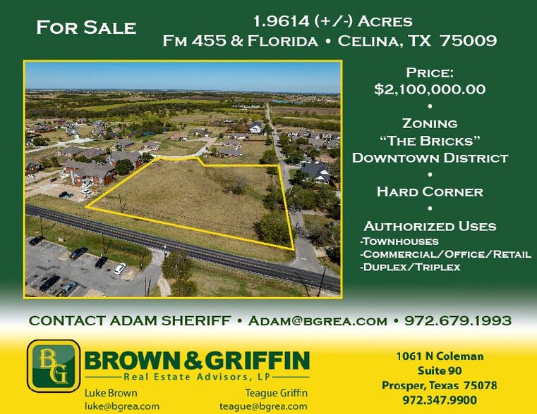 FM 455, Celina, TX for sale - Building Photo - Image 1 of 4