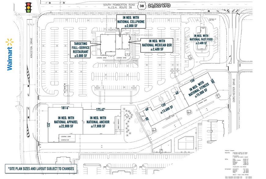 1775 Route 38, Lumberton, NJ for lease - Site Plan - Image 2 of 7