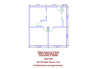 1580 S Milwaukee Ave, Libertyville, IL for lease Floor Plan- Image 1 of 1