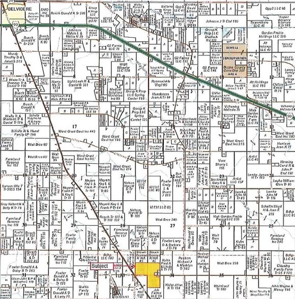 0 Hill Rd, Garden Prairie, IL for sale - Plat Map - Image 1 of 1