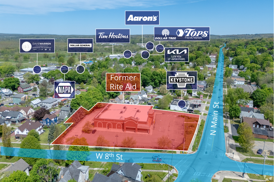 811 N Main St, Jamestown, NY for sale - Building Photo - Image 1 of 7