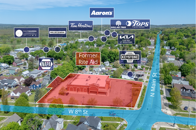 More details for 811 N Main St, Jamestown, NY - Retail for Sale