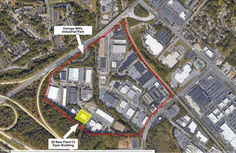 20 New Plant Ct, Owings Mills, MD - aerial  map view - Image1