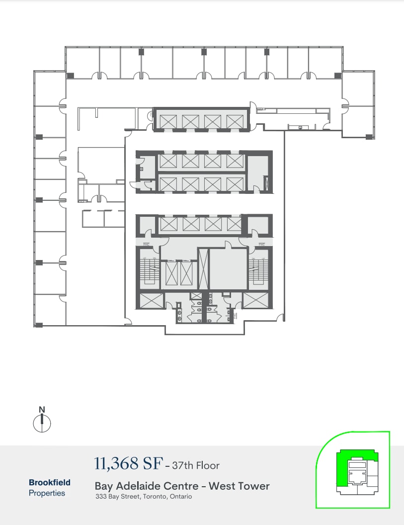 333 Bay St, Toronto, ON for lease Floor Plan- Image 1 of 1