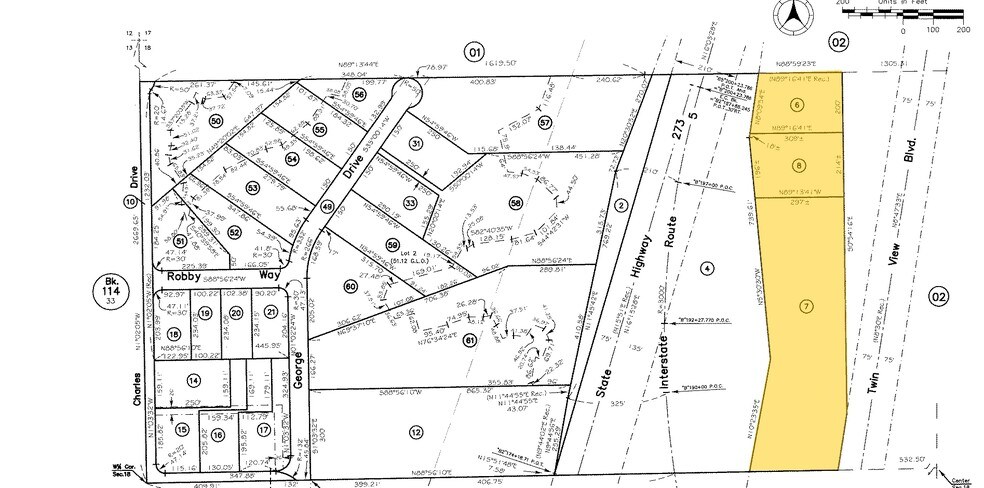 1520-1650 Twin View Blvd, Redding, CA for sale - Plat Map - Image 1 of 1