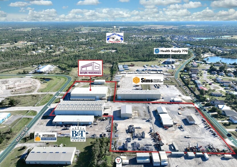 7001 Bayou George Dr, Panama City, FL for sale - Aerial - Image 2 of 4