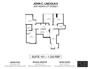 9327 N 3rd St, Phoenix, AZ for lease Floor Plan- Image 1 of 1