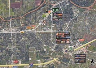 5100-5198 Avenue H, Rosenberg, TX - AERIAL map view - Image1