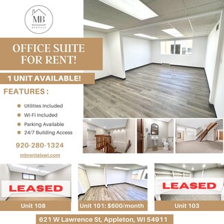 More details for 621 W Lawrence St, Appleton, WI - Office for Lease