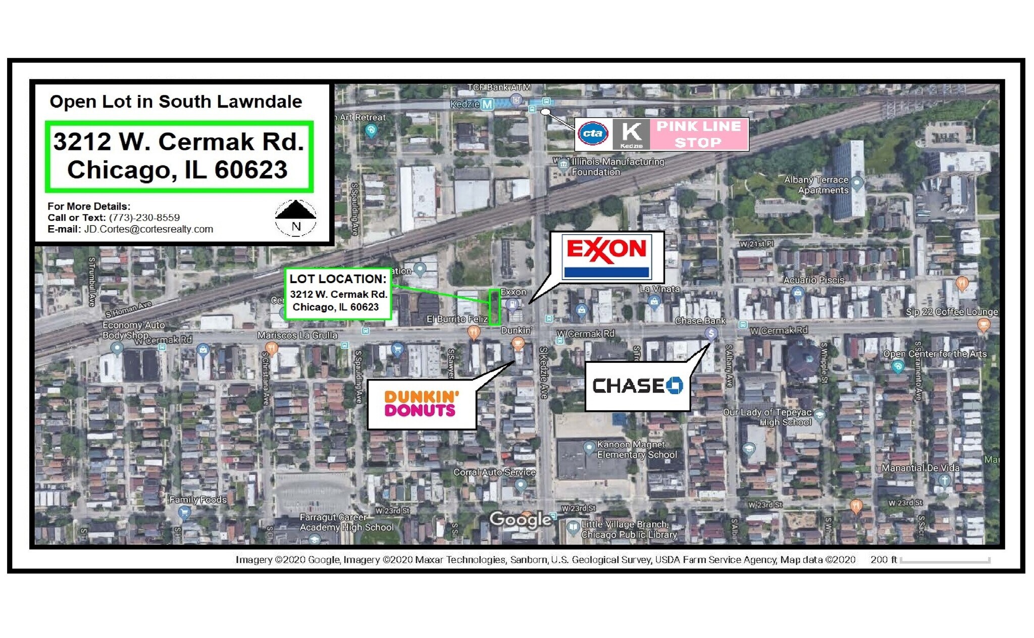 3212 W Cermak Rd, Chicago, IL for sale Aerial- Image 1 of 1