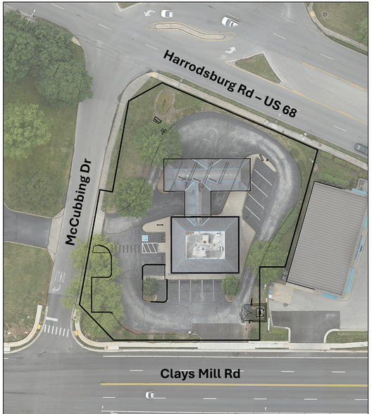 1617 Clays Mill Rd, Lexington, KY for lease - Site Plan - Image 2 of 4